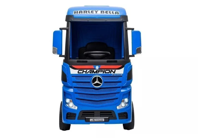 Elektromobilis vaikams Mercedes Actros Blue Painted MP4