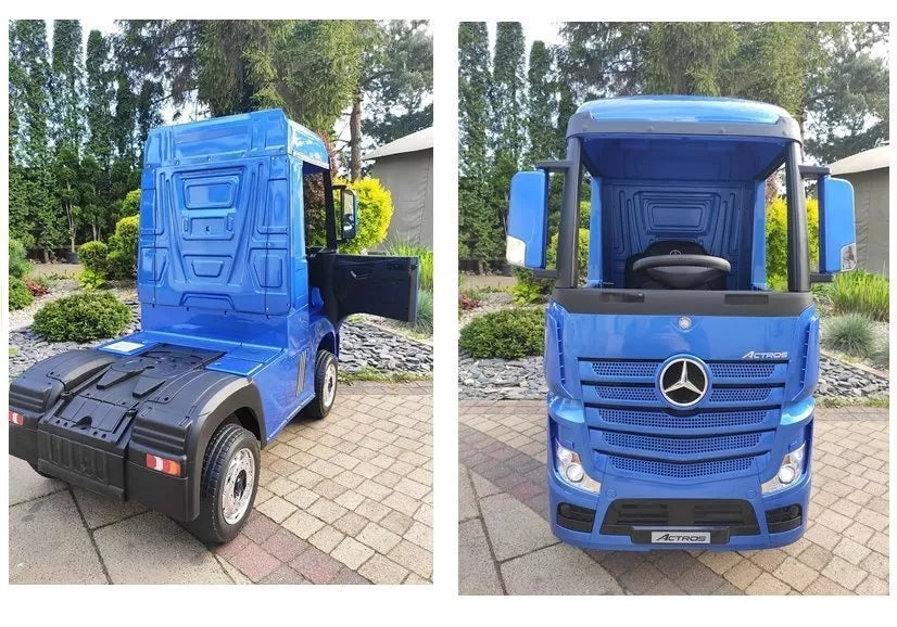 Elektromobilis vaikams Mercedes Actros Blue Painted MP4