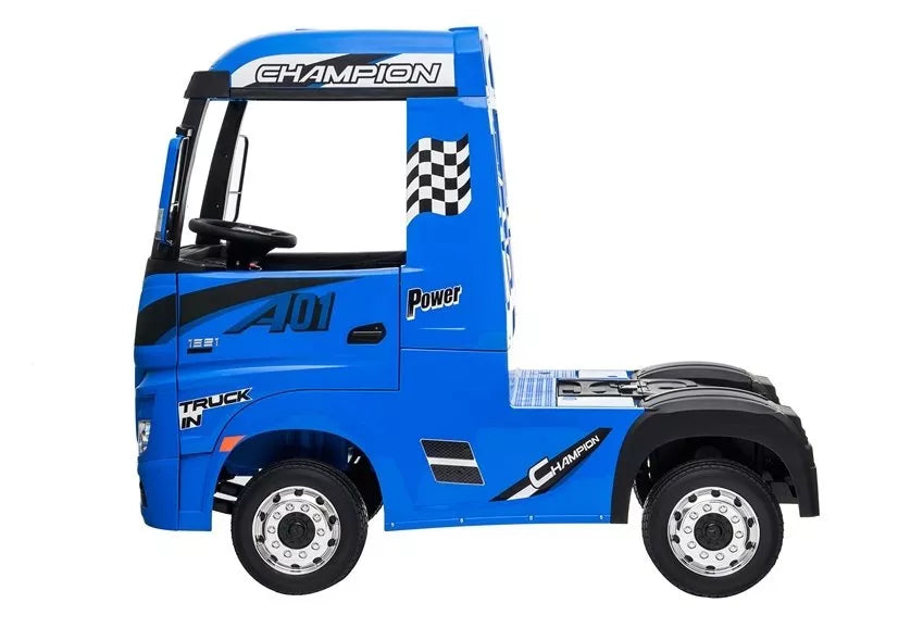 Elektromobilis vaikams Mercedes Actros Blue Painted MP4