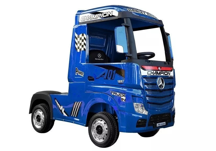 Elektromobilis vaikams Mercedes Actros Blue Painted MP4