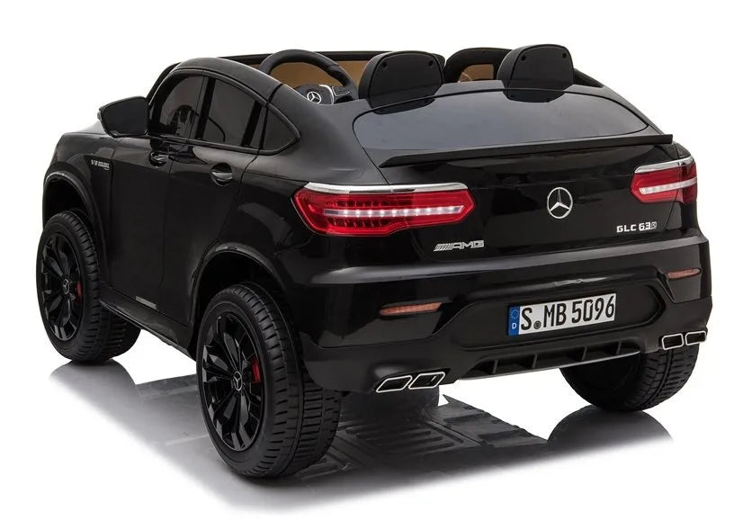 Elektromobilis vaikams Mercedes GLC 63S QLS, juodas lakuotas