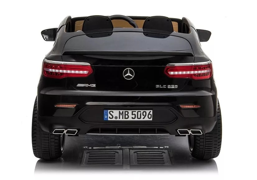 Elektromobilis vaikams Mercedes GLC 63S QLS MP4, juodas lakuotas