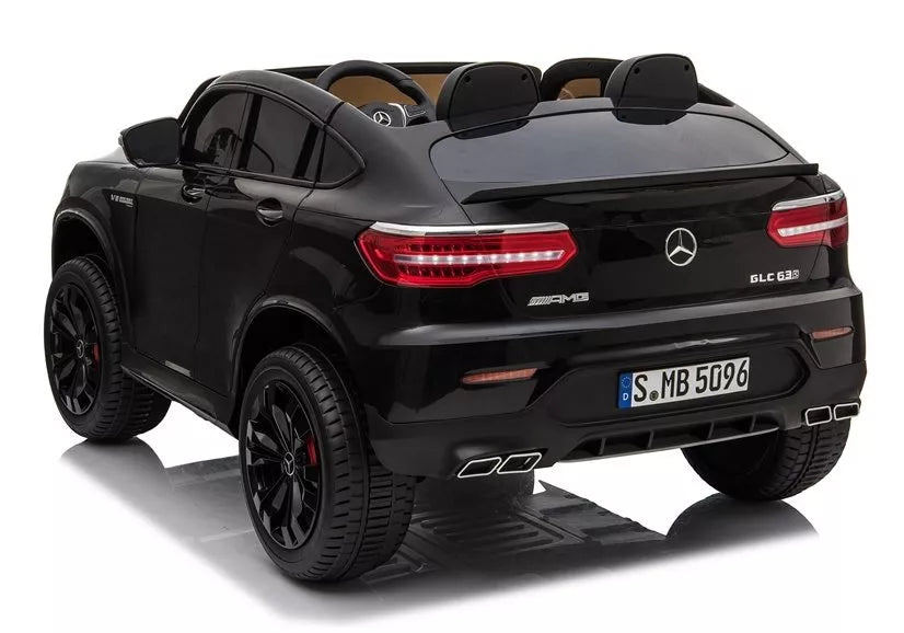 Elektromobilis vaikams Mercedes GLC 63S QLS MP4, juodas lakuotas