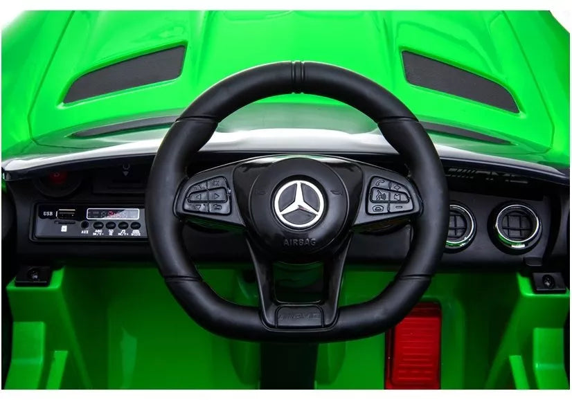 Elektromobilis vaikams Mercedes GTR - Baltas
