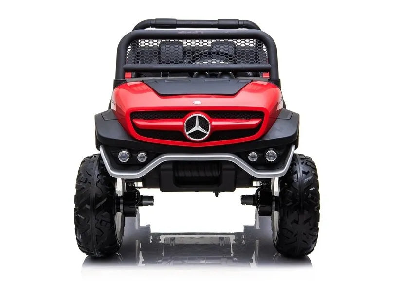 Elektromobilis vaikams Mercedes Unimog 4x4, Raudonas