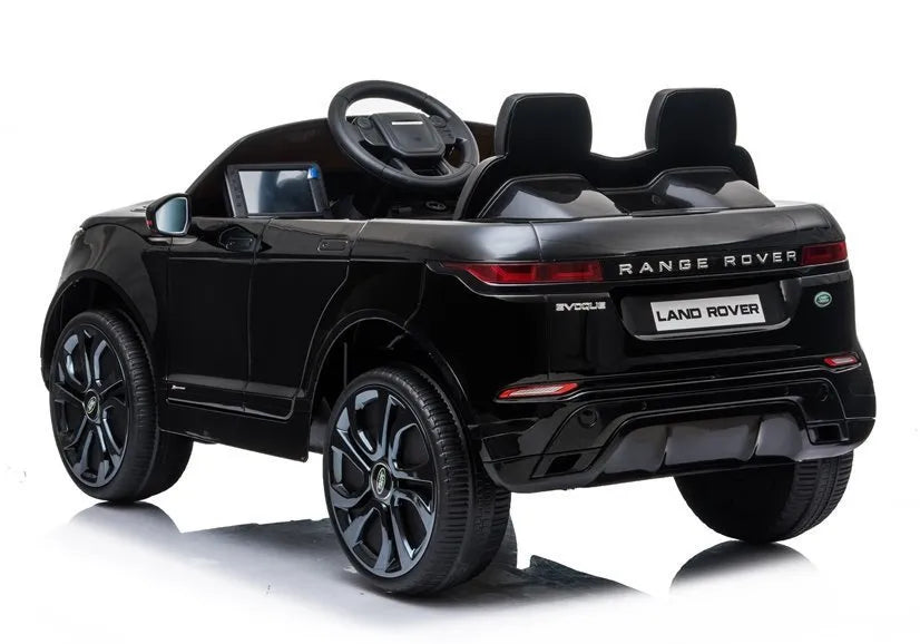 Elektromobilis vaikams Range Rover Evoque, juodos lakuotos spalvos