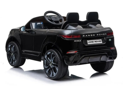 Elektromobilis vaikams Range Rover Evoque, juodos lakuotos spalvos