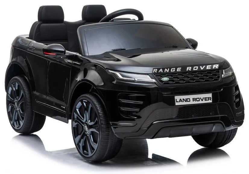 Elektromobilis vaikams Range Rover Evoque, juodos lakuotos spalvos