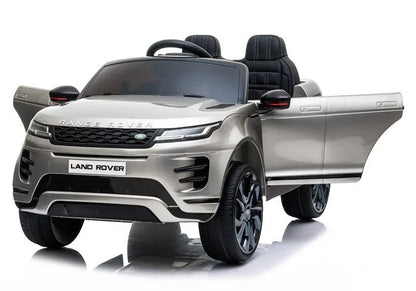 Elektromobilis vaikams Range Rover Evoque, sidabrinės spalvos