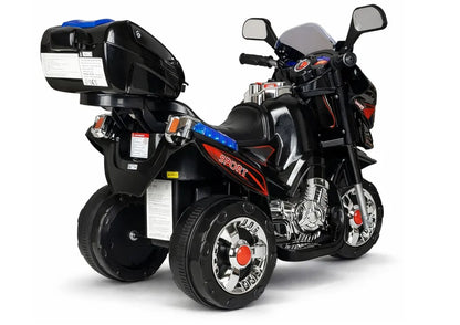 HC8051 juodas elektrinis vaikiškas motociklas
