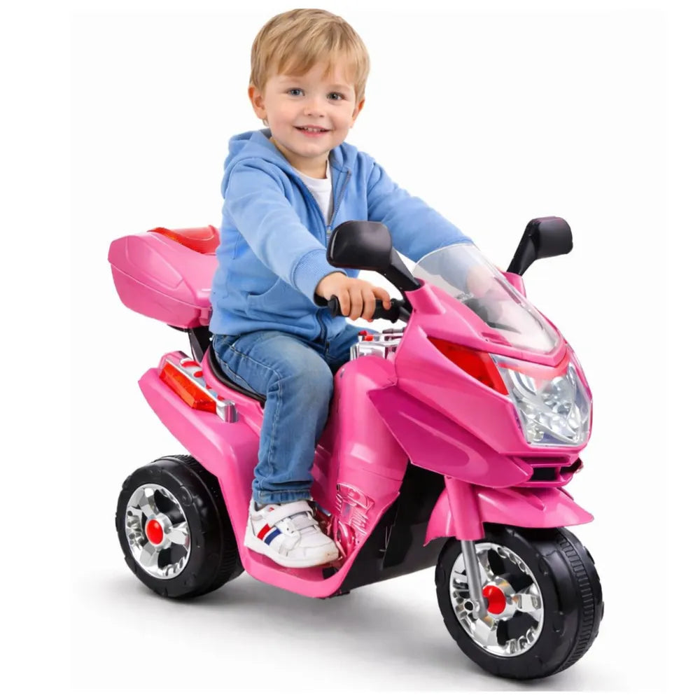 HC8051 Rožinis – Vaikiškas elektrinis motociklas
