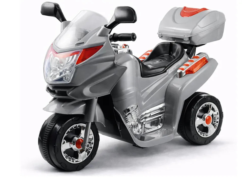 HC8051 sidabrinis vaikiškas elektrinis motociklas