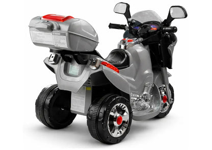 HC8051 sidabrinis vaikiškas elektrinis motociklas