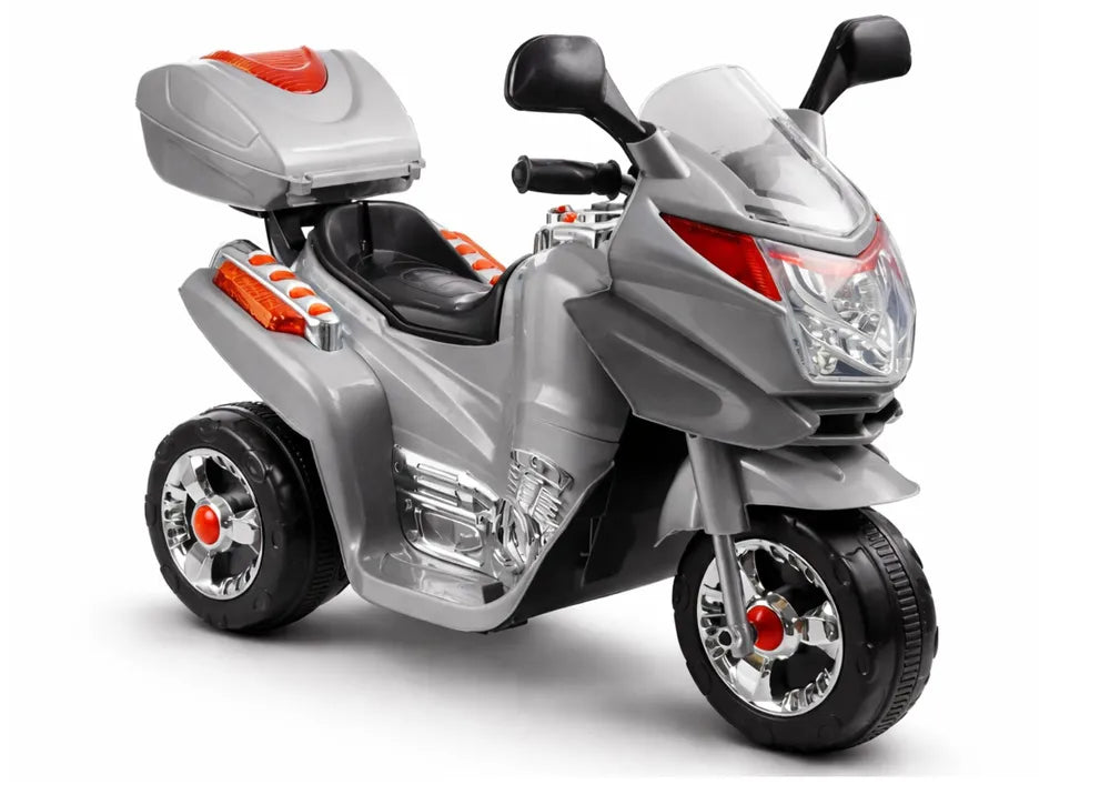 HC8051 sidabrinis vaikiškas elektrinis motociklas