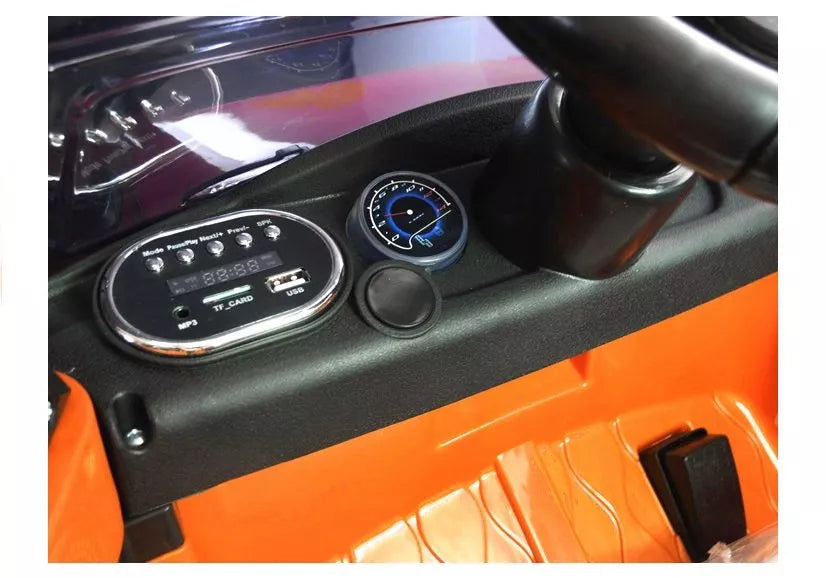 HL1638 Oranžinis - Elektrinis vaikiškas automobilis