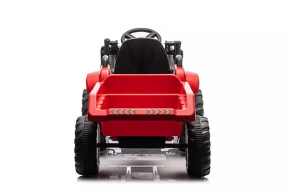 Įkraunamas traktorius su kaušu LEAN CARS BW-X002A, raudonas