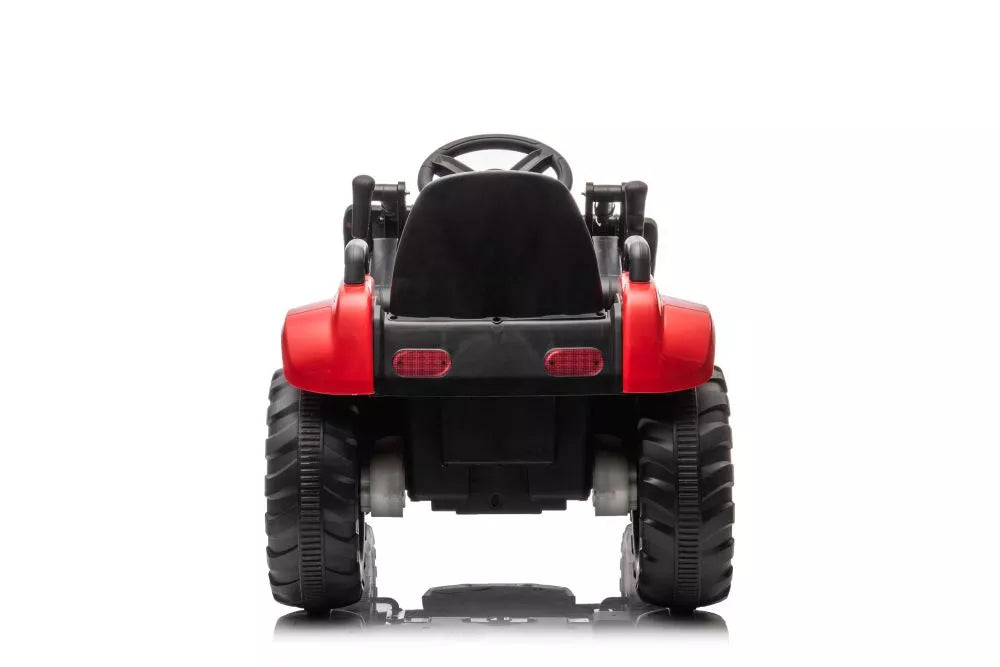 Įkraunamas traktorius su kaušu LEAN CARS BW-X002A, raudonas