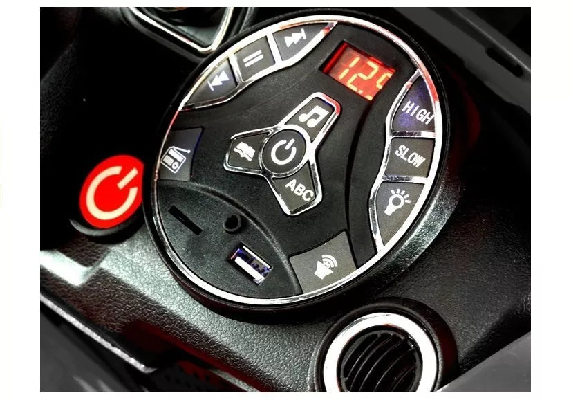 Juodas vaikiškas elektromobilis Coronet S