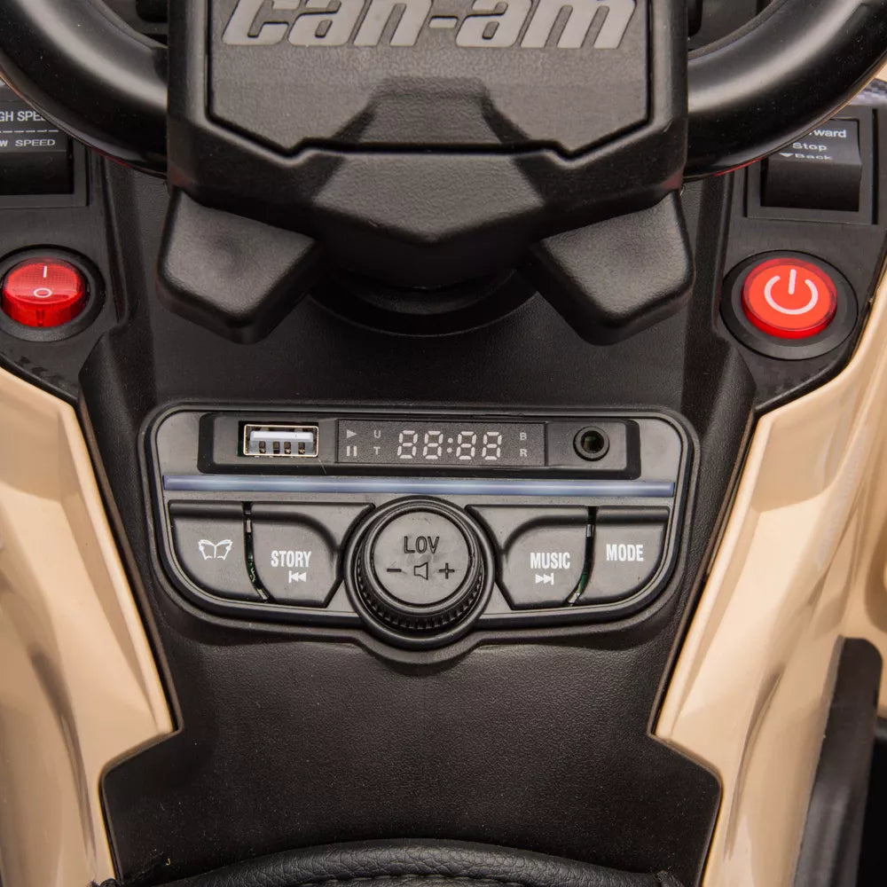Keturratis Can Am Outlander 4x4 DK-CA005 chaki spalvos