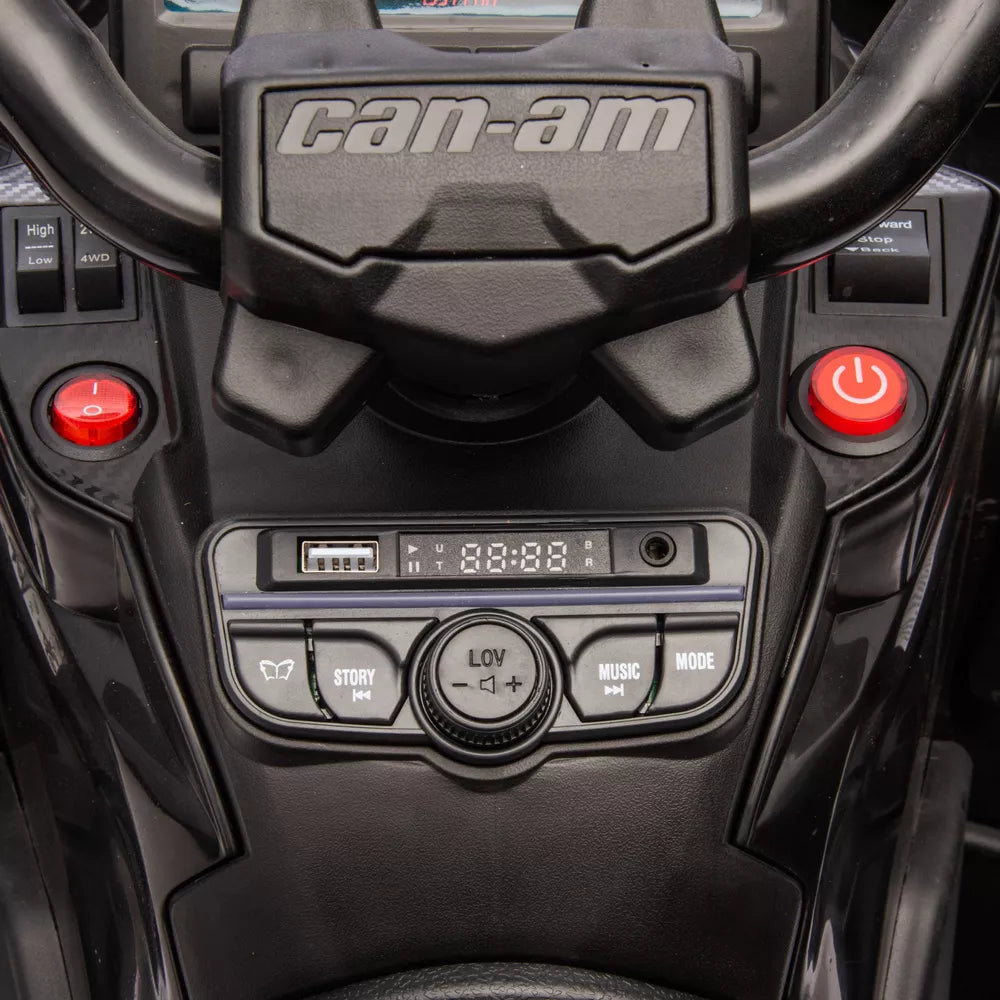 Keturratis Can Am Outlander 4x4 DK-CA005 Juodas