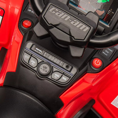 Keturratis Can Am Outlander 4x4 DK-CA005 Raudonas