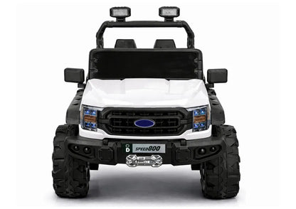 LEAN CARS 22F 4x4 akumuliatorinis automobilis, 12 V, 10 Ah, baltas