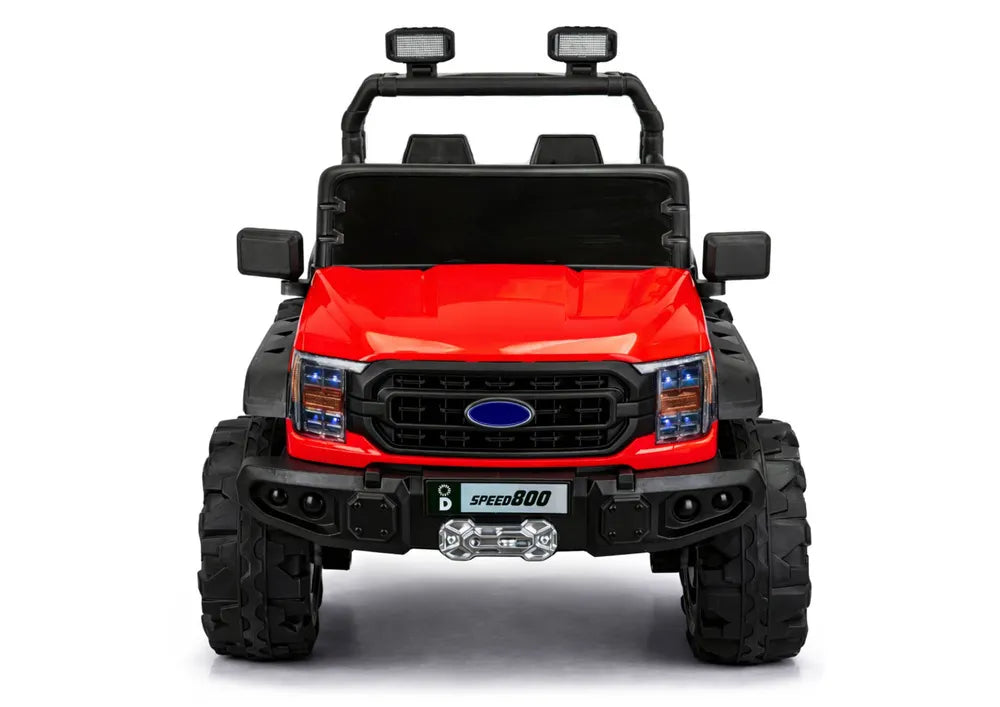 LEAN CARS 4x4 22F 12 V 10 Ah raudonas akumuliatorinis automobilis