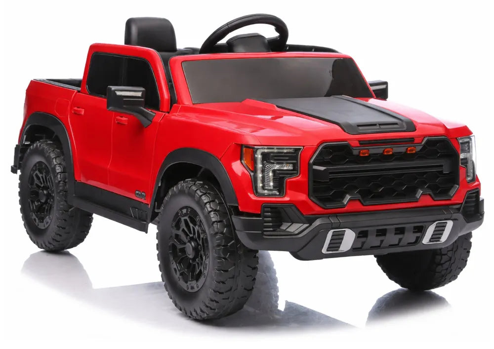 LEAN CARS 4x4 P4 12 V 7 Ah raudonas akumuliatorinis automobilis