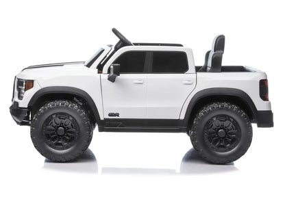 LEAN CARS 4x4 P4 baltas akumuliatorinis automobilis, 12 V 7 Ah
