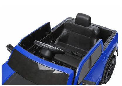 LEAN CARS 4x4 P4 mėlynas akumuliatorinis automobilis, 12 V 7 Ah