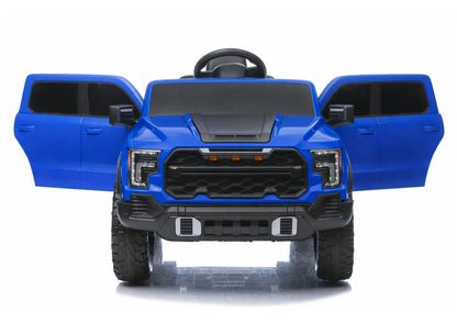 LEAN CARS 4x4 P4 mėlynas akumuliatorinis automobilis, 12 V 7 Ah