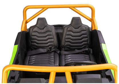 LEAN CARS A600 Baltas elektromobilis visureigis 24V14Ah