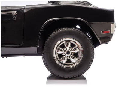LEAN CARS Dodge Charger R/T DLS-K12 akumuliatorinis automobilis, 24 V 7 Ah, juodas