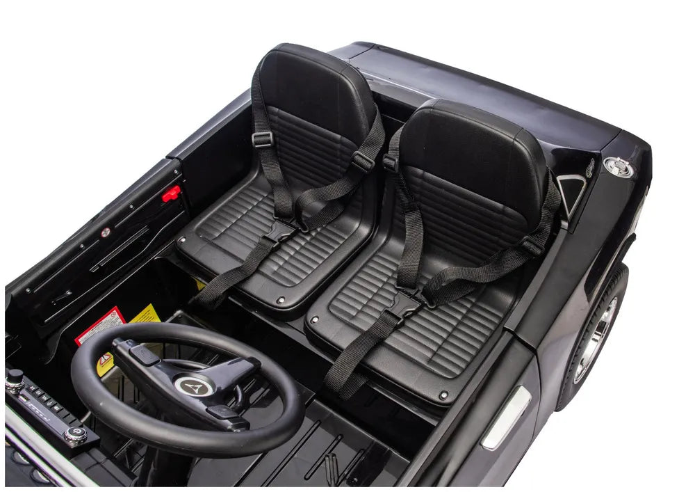 LEAN CARS Dodge Charger R/T DLS-K12 akumuliatorinis automobilis, 24 V 7 Ah, juodas