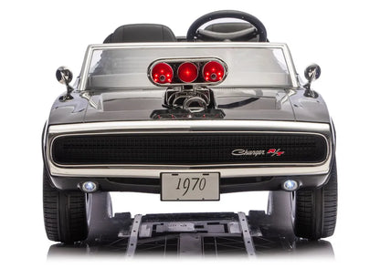 LEAN CARS Dodge Charger R/T DLS-K12 akumuliatorinis automobilis, 24 V 7 Ah, juodas