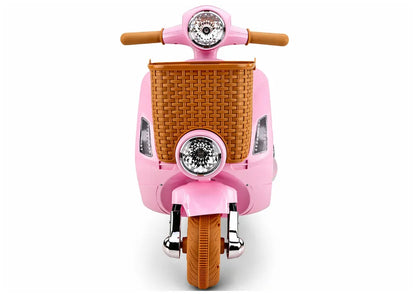 LEAN CARS Vespa XW-03 35 W rožinis akumuliatorinis motoroleris