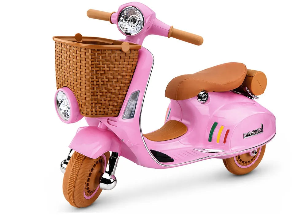 LEAN CARS Vespa XW-03 35 W rožinis akumuliatorinis motoroleris