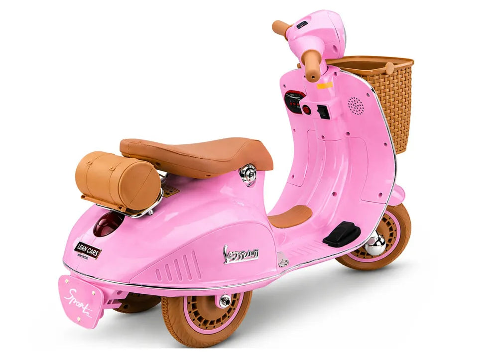 LEAN CARS Vespa XW-03 35 W rožinis akumuliatorinis motoroleris