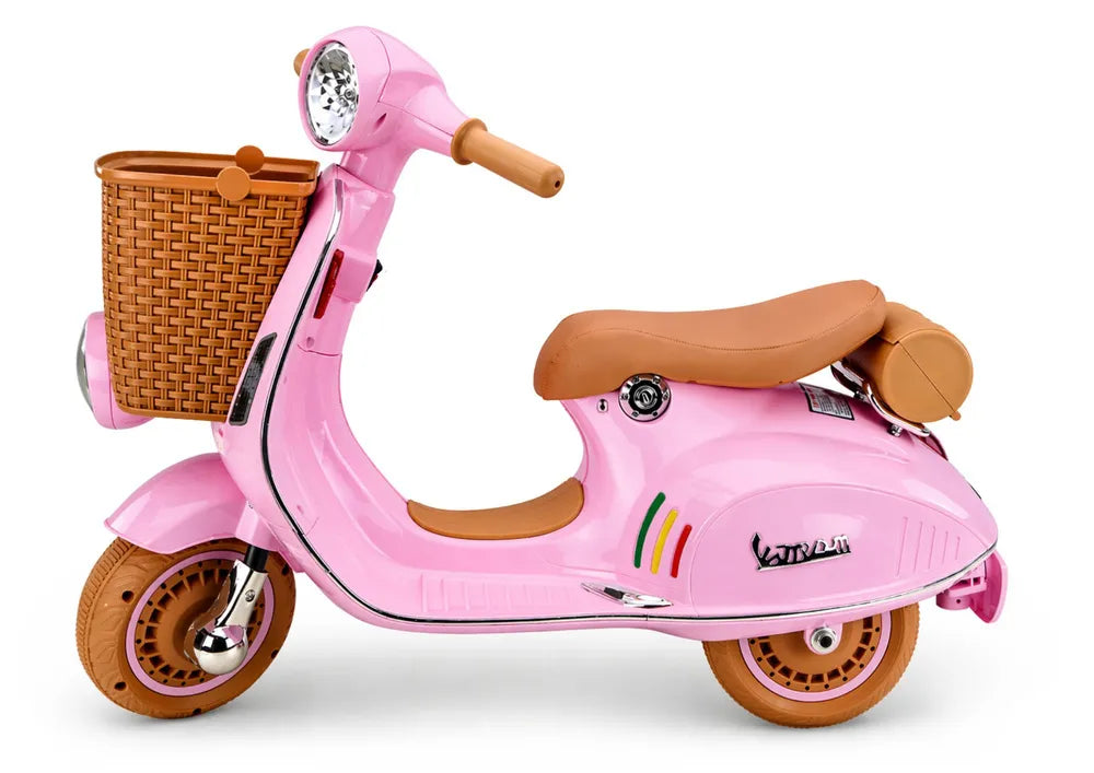 LEAN CARS Vespa XW-03 35 W rožinis akumuliatorinis motoroleris
