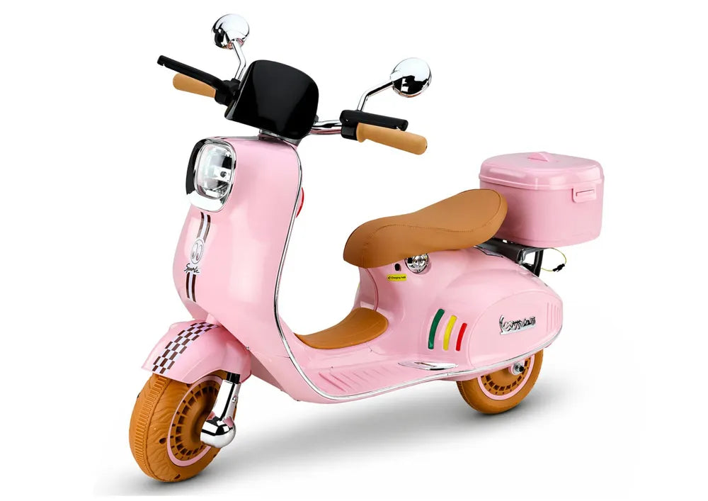 LEAN CARS Vespa XW-05 35 W rožinis akumuliatorinis paspirtukas