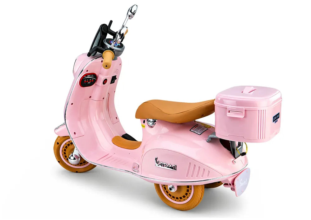 LEAN CARS Vespa XW-05 35 W rožinis akumuliatorinis paspirtukas