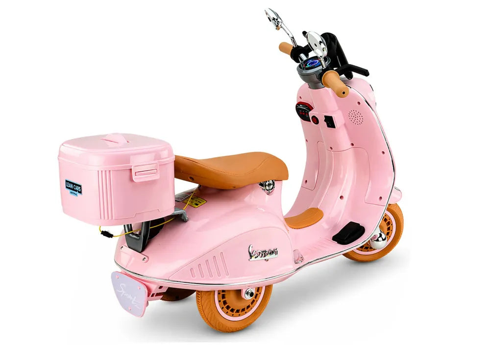 LEAN CARS Vespa XW-05 35 W rožinis akumuliatorinis paspirtukas