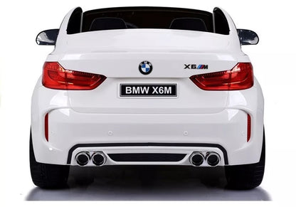 NAUJAS BMW X6M baltas – vaikiškas elektromobilis