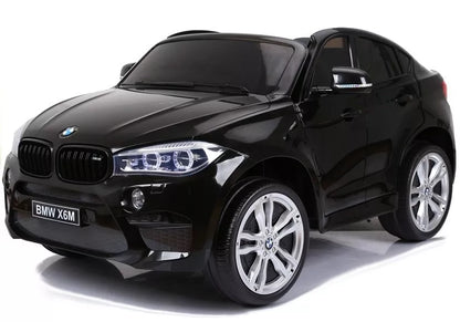NAUJAS BMW X6M juodos spalvos - elektrinis vaikiškas automobilis