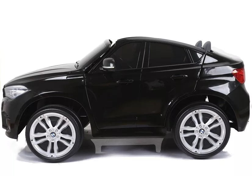 NAUJAS BMW X6M juodos spalvos - elektrinis vaikiškas automobilis