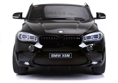 NAUJAS BMW X6M juodos spalvos - elektrinis vaikiškas automobilis