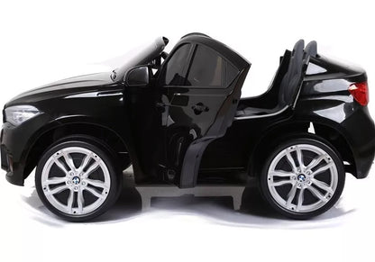 NAUJAS BMW X6M juodos spalvos - elektrinis vaikiškas automobilis