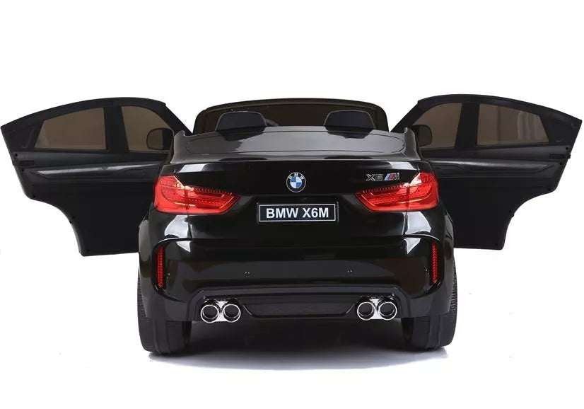 NAUJAS BMW X6M juodos spalvos - elektrinis vaikiškas automobilis