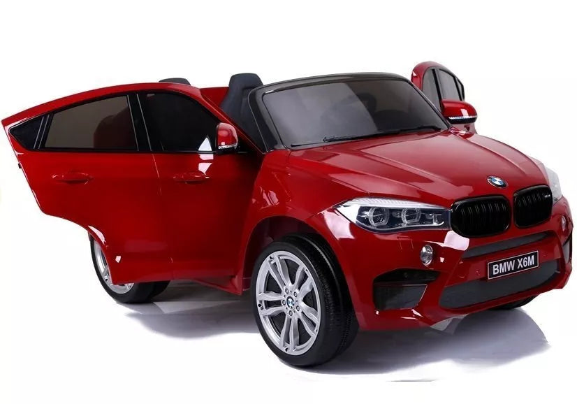 Naujas vaikiškas elektromobilis BMW X6M, Raudonas