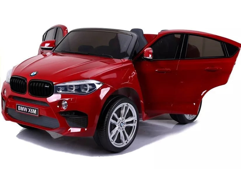 Naujas vaikiškas elektromobilis BMW X6M, Raudonas
